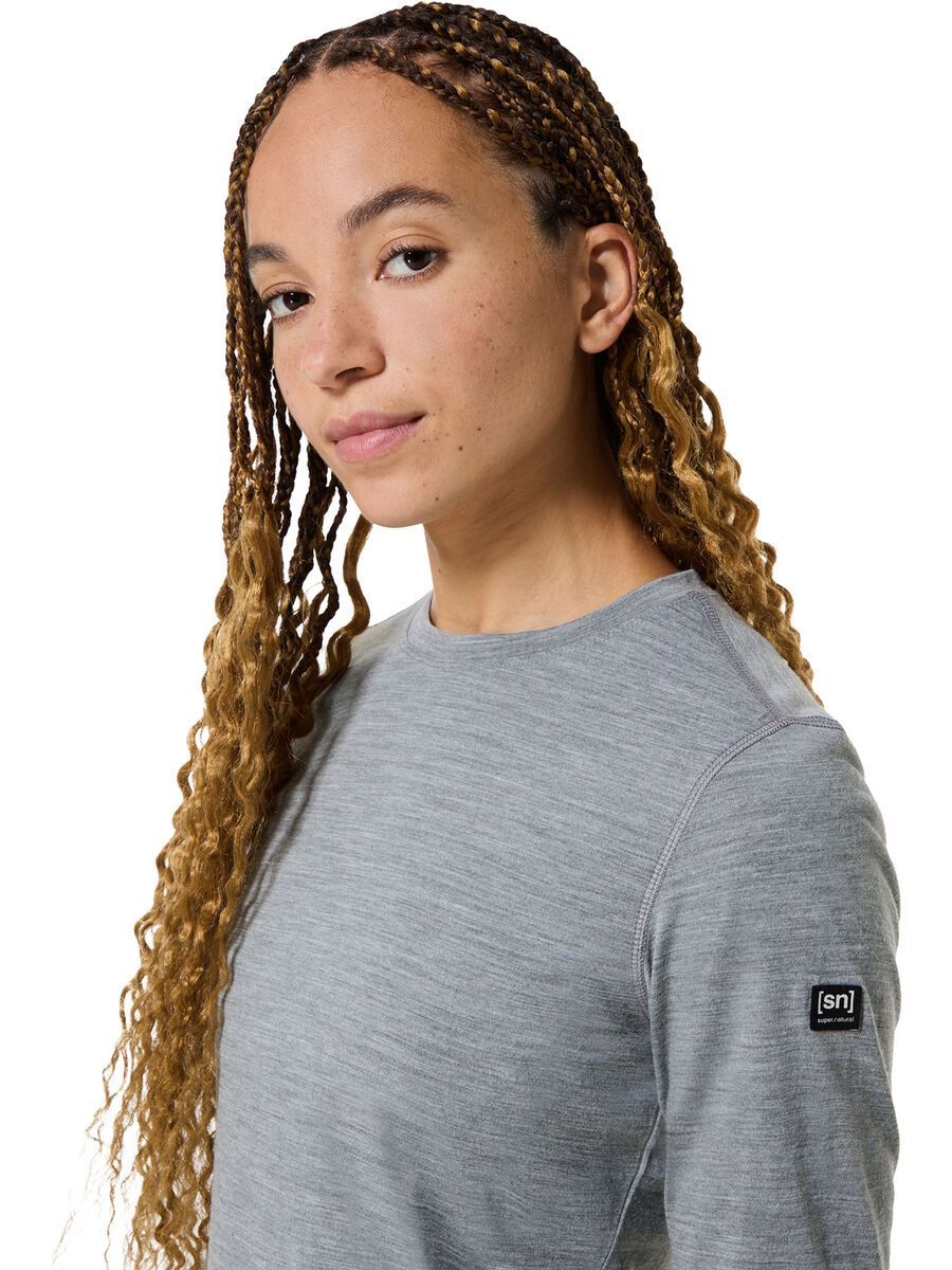 super.natural Tundra175 LS Damen, cashmere grey melange - Bild 4