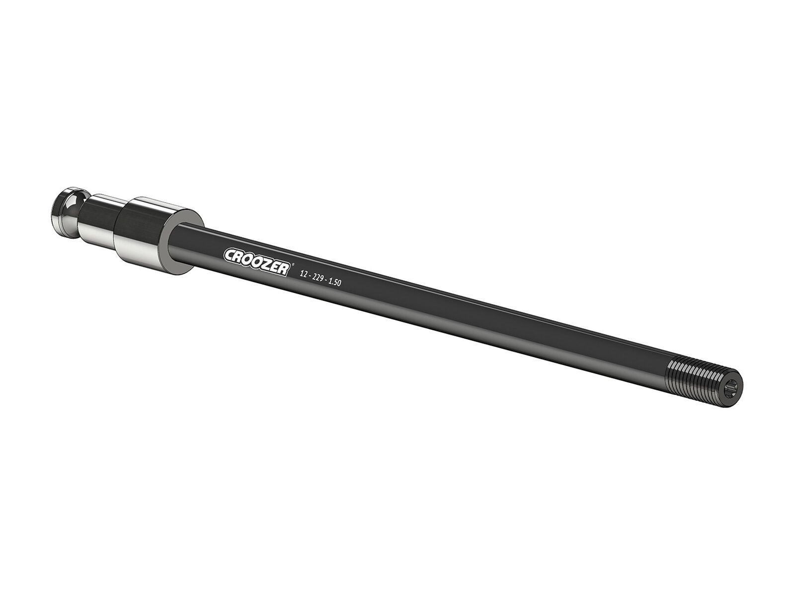 Croozer Steckachskupplung XL - 12x197 Fatbike (229 mm, 1.50), black - Bild 1