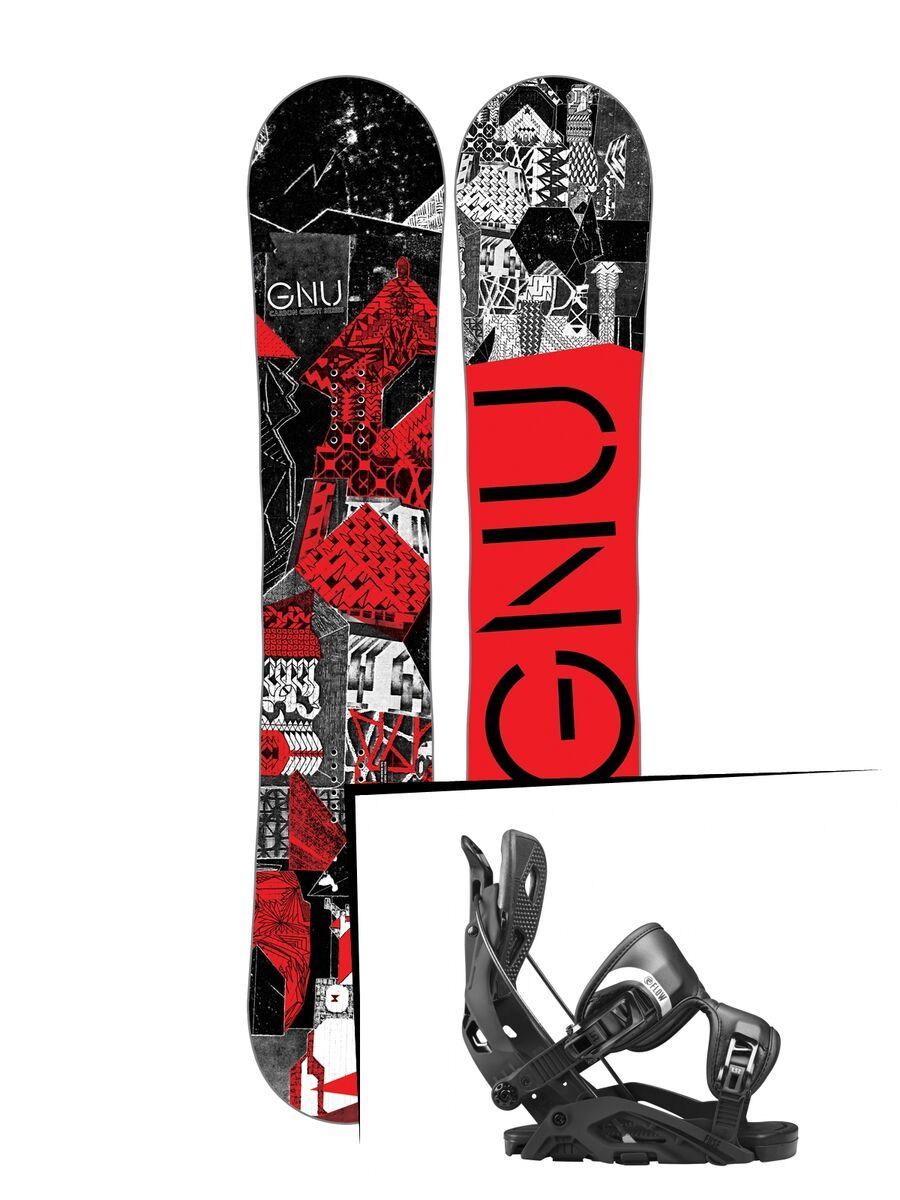 Set: Gnu Carbon Credit 2017 + Flow Fuse (1718351S) - Bild 1