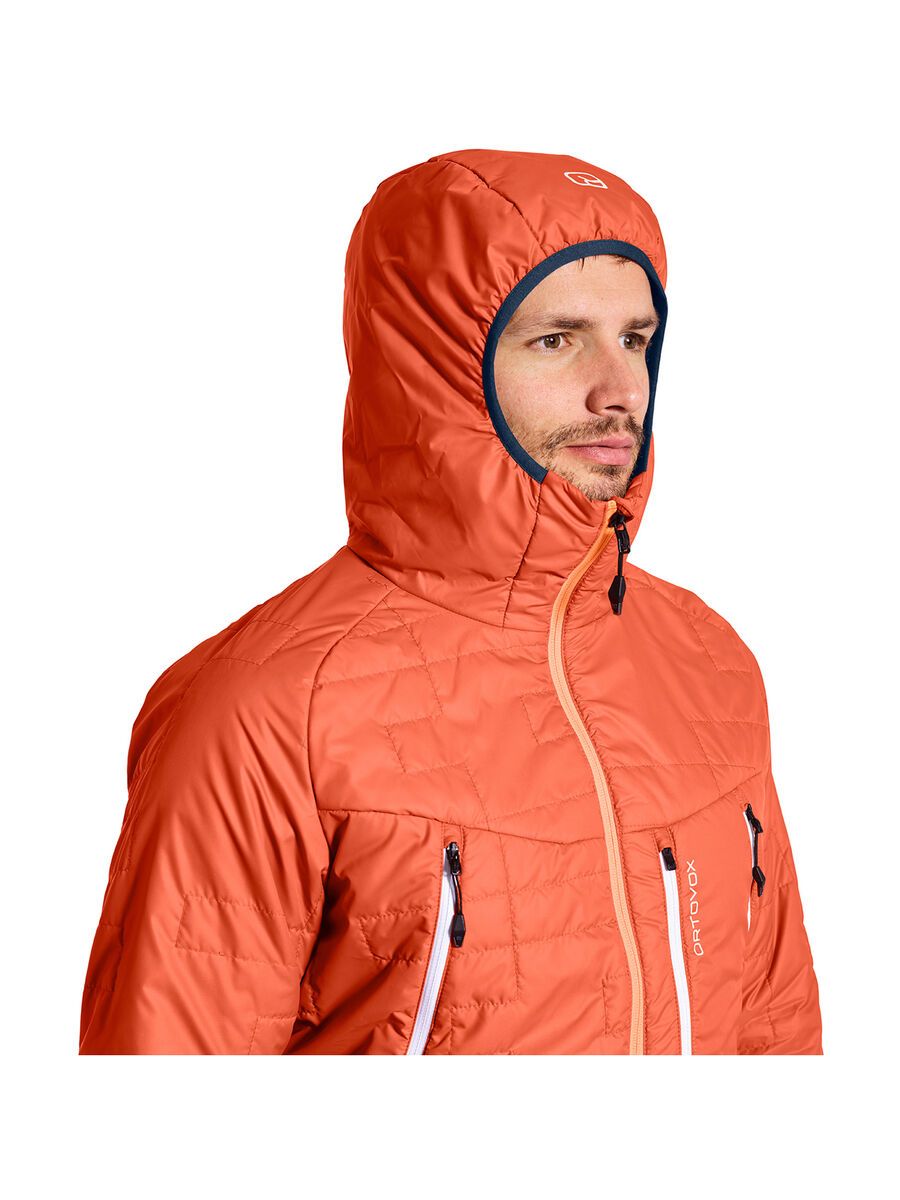 Ortovox Swisswool Piz Boè Jacket M, desert orange - Bild 2