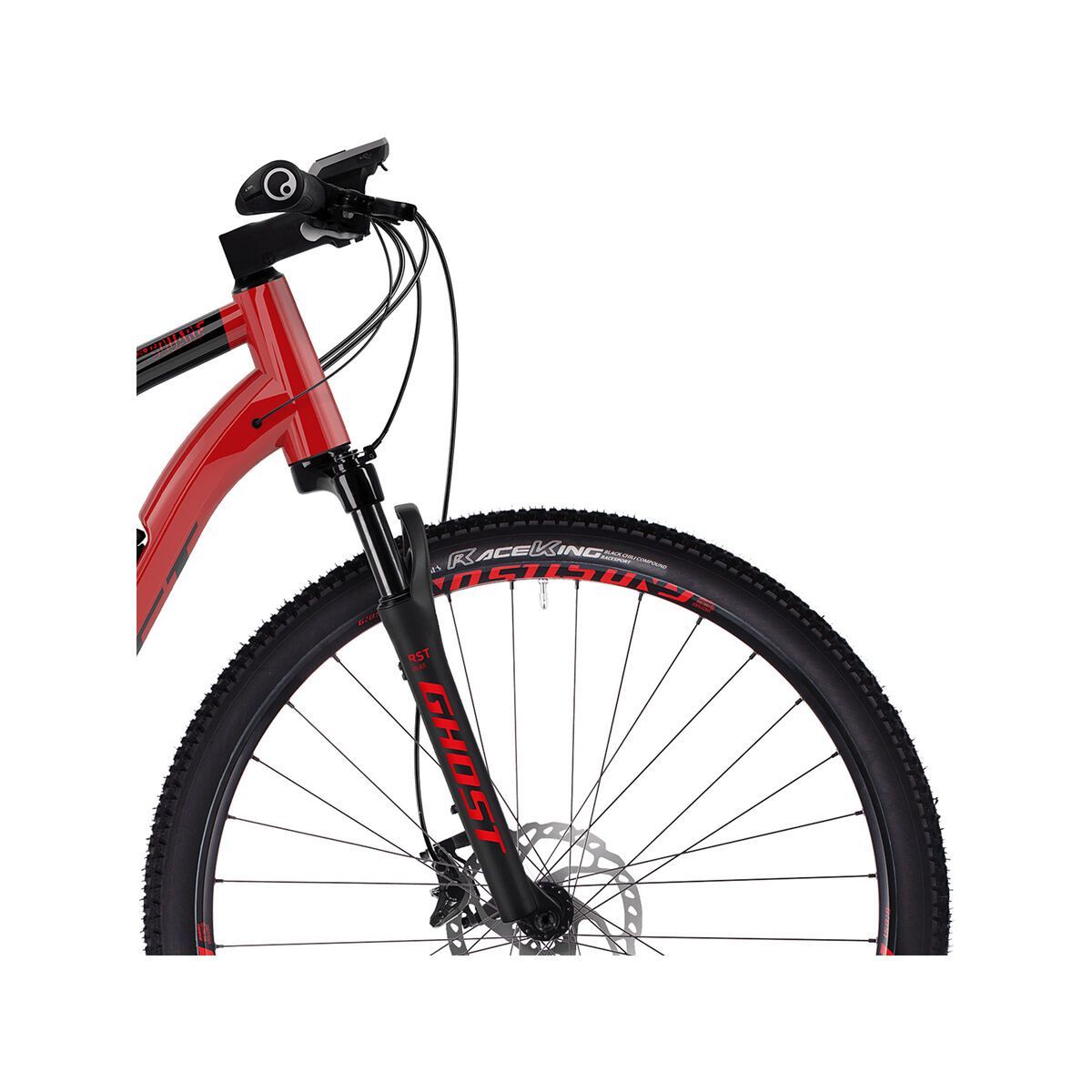 Ghost Hybride Square Cross B4.9 W AL, riot red/jet black - Bild 7