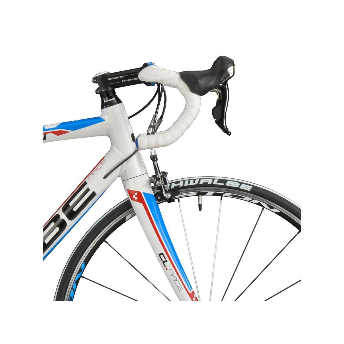 Cube Peloton Race Compact, white blue red print - Bild 5