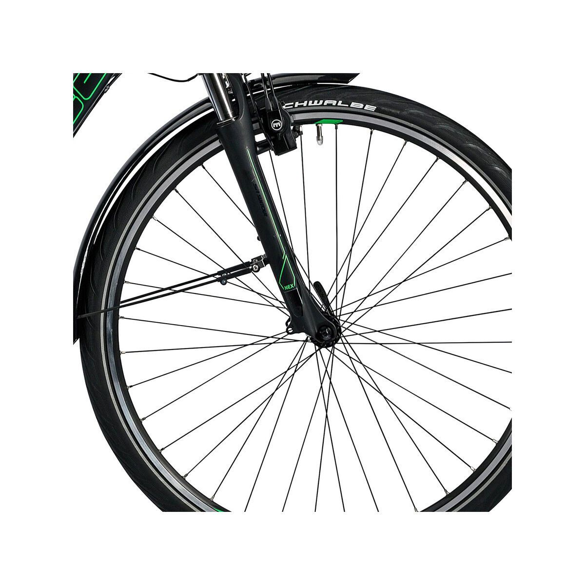 Cube Delhi Hybrid Pro 500 Trapeze, glossy´n´flashgreen - Bild 2