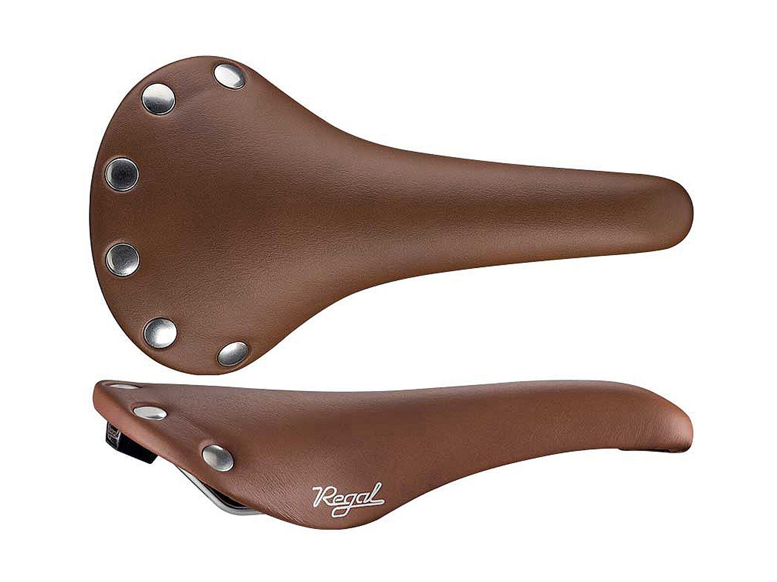 Selle San Marco Regal Leather, miele/honey/nieten silber - Bild 3