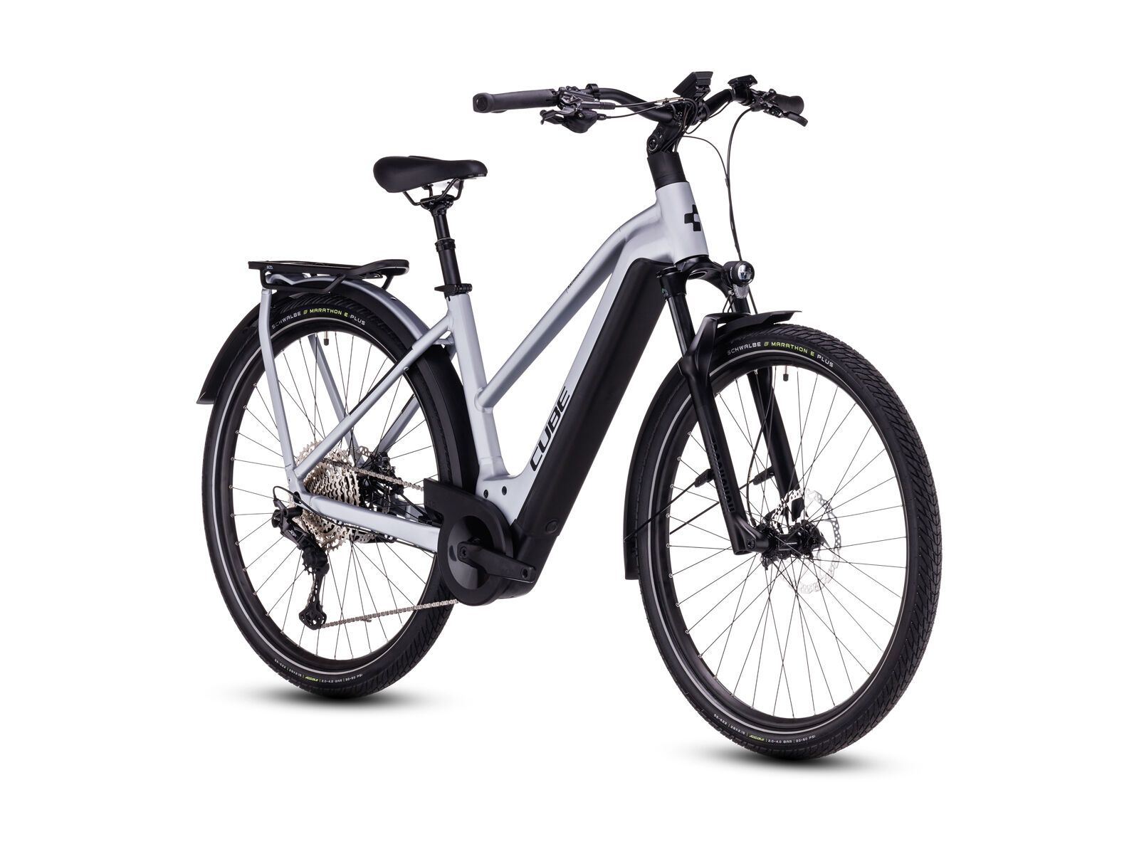 Cube Kathmandu Hybrid SLX 750 Trapeze, polarsilver´n´black - Bild 2