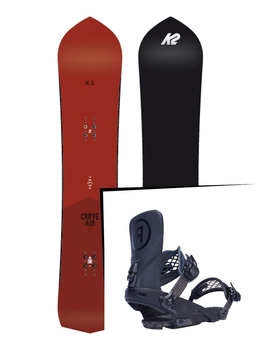 Set: K2 Carve Air 2017 + Ride LTD (1770150S) - Bild 1