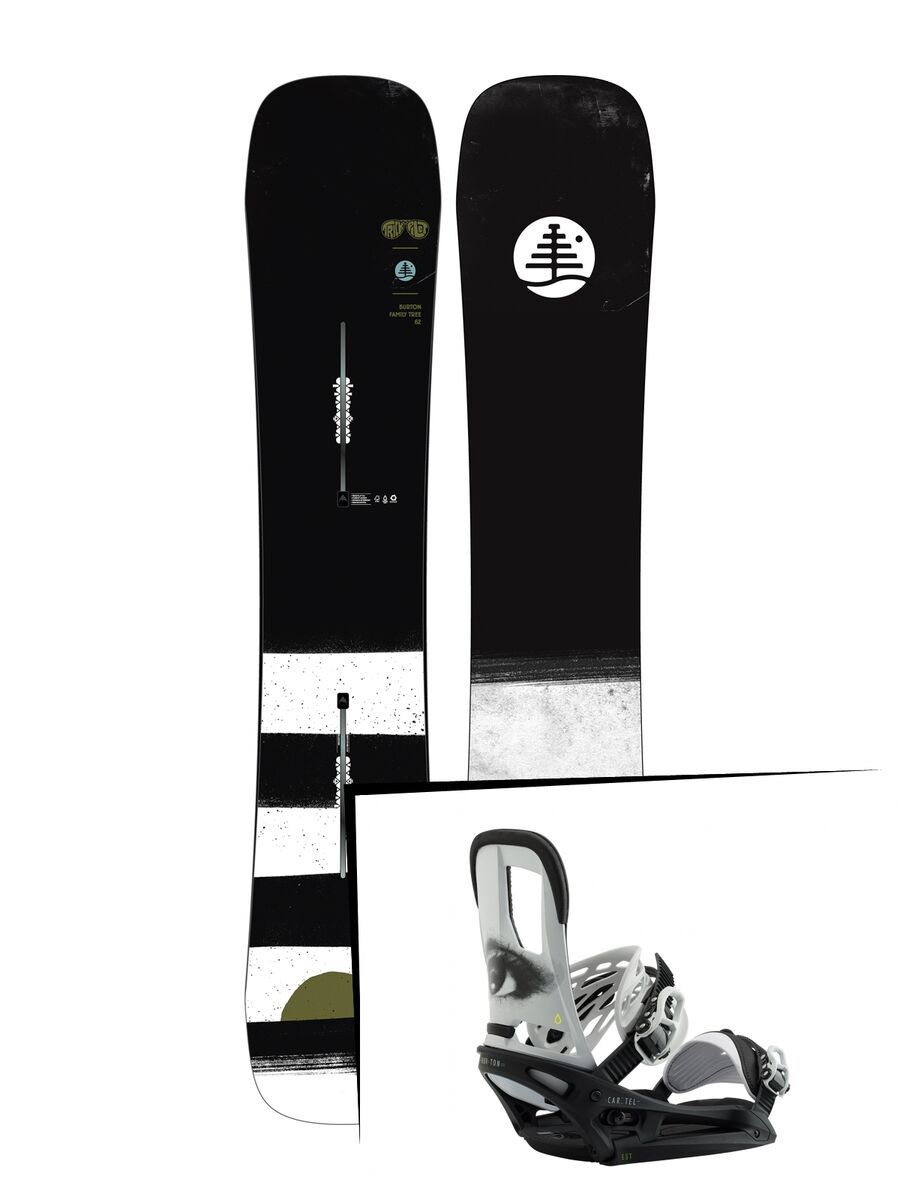 Set: Burton Family Tree Trick Pilot 2019 + Burton Cartel EST all eyez - Bild 1