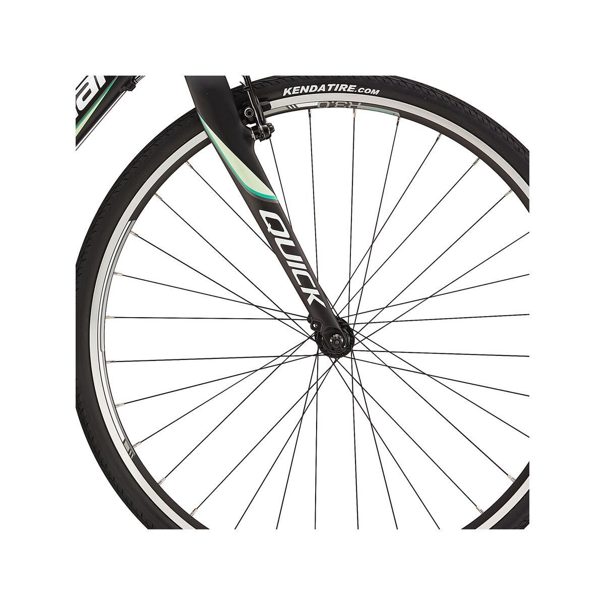Cannondale Quick Speed Womens 2, jet black with cucumber, jade and magnesium white, matte - Bild 2