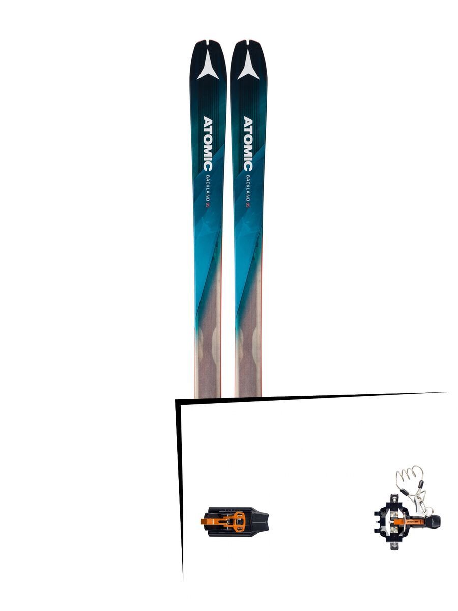 Set: Atomic Backland 85 2018 + Atomic Backland Tour black/orange - Bild 1