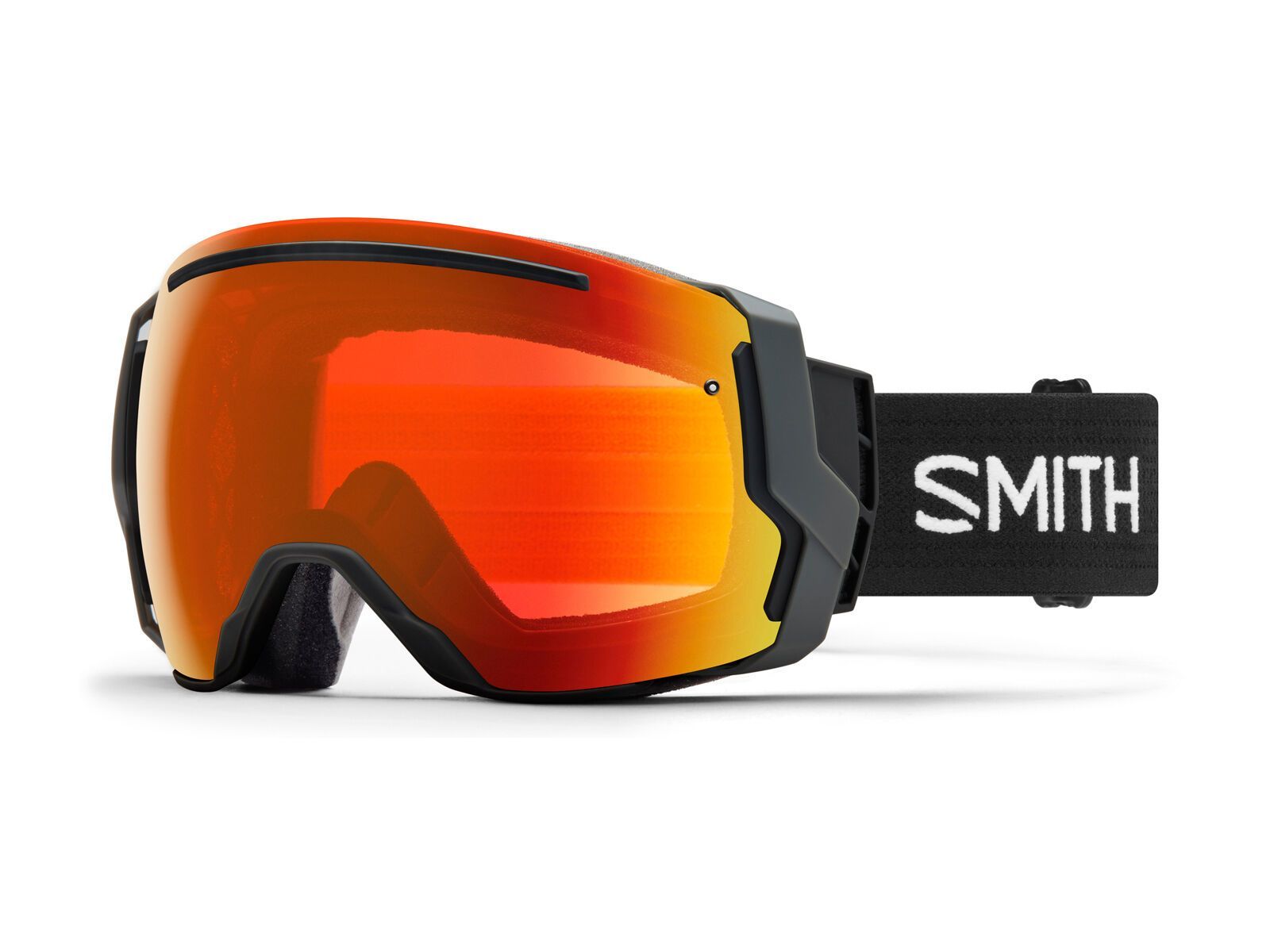 Smith I/O 7 inkl. Wechselscheibe, black/Lens: everyday red mirror chromapop/storm rose flash - Bild 1