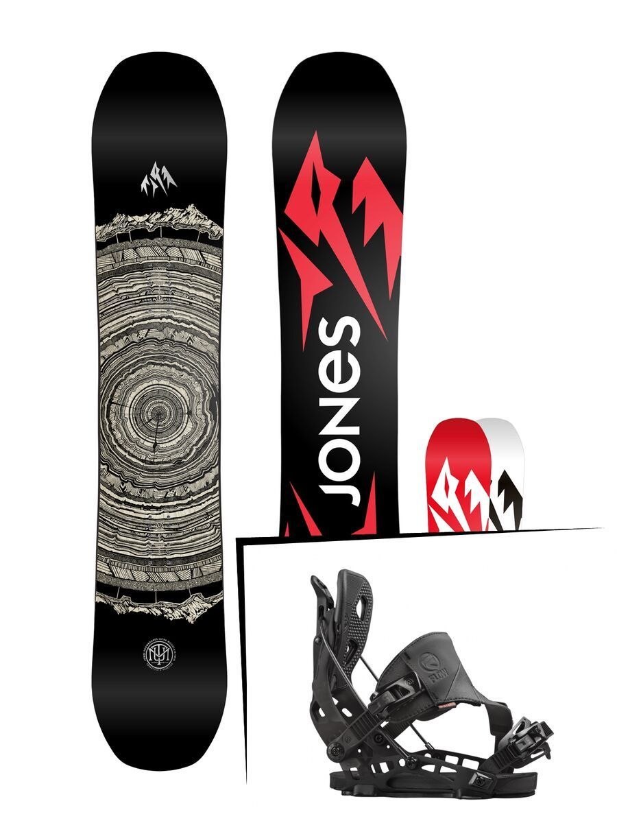 Set: Jones Ultra Mountain Twin 2017 + Flow NX2 Hybrid (1513124S) - Bild 1