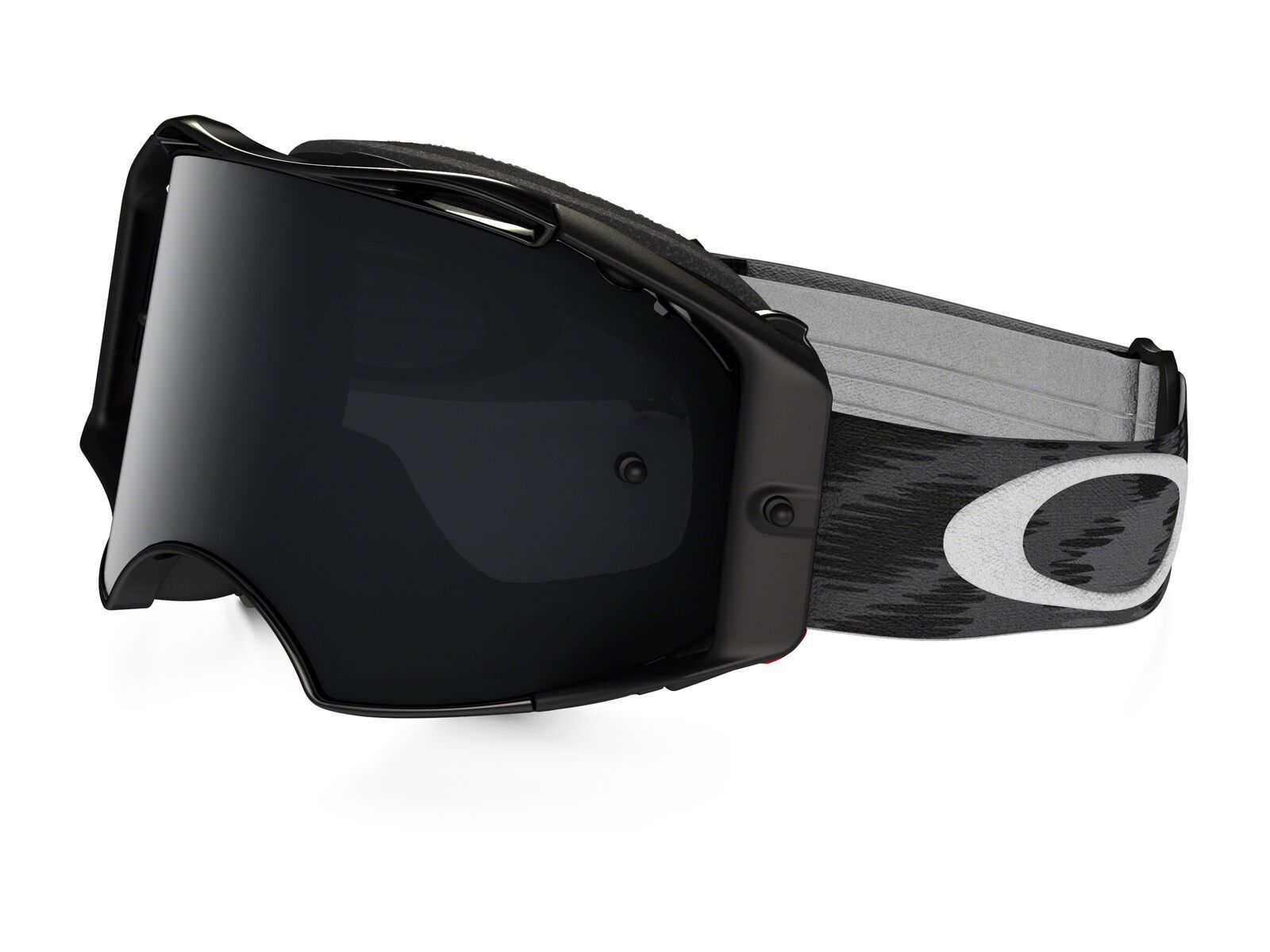 Oakley Airbrake MX, black speed/Lens: dark grey - Bild 1