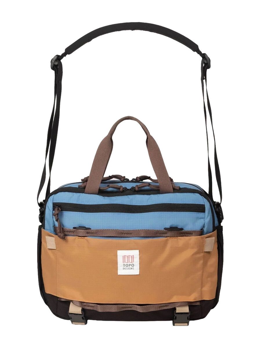 Topo Designs Mountain Cross Bag 14L, river blue/brown oak - Bild 4