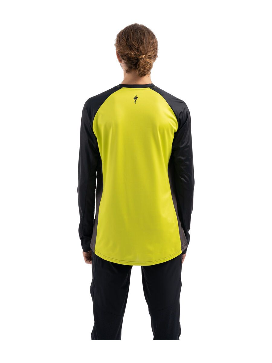 Specialized Demo Pro Longsleeve Jersey, hyper green/charcoal block - Bild 6