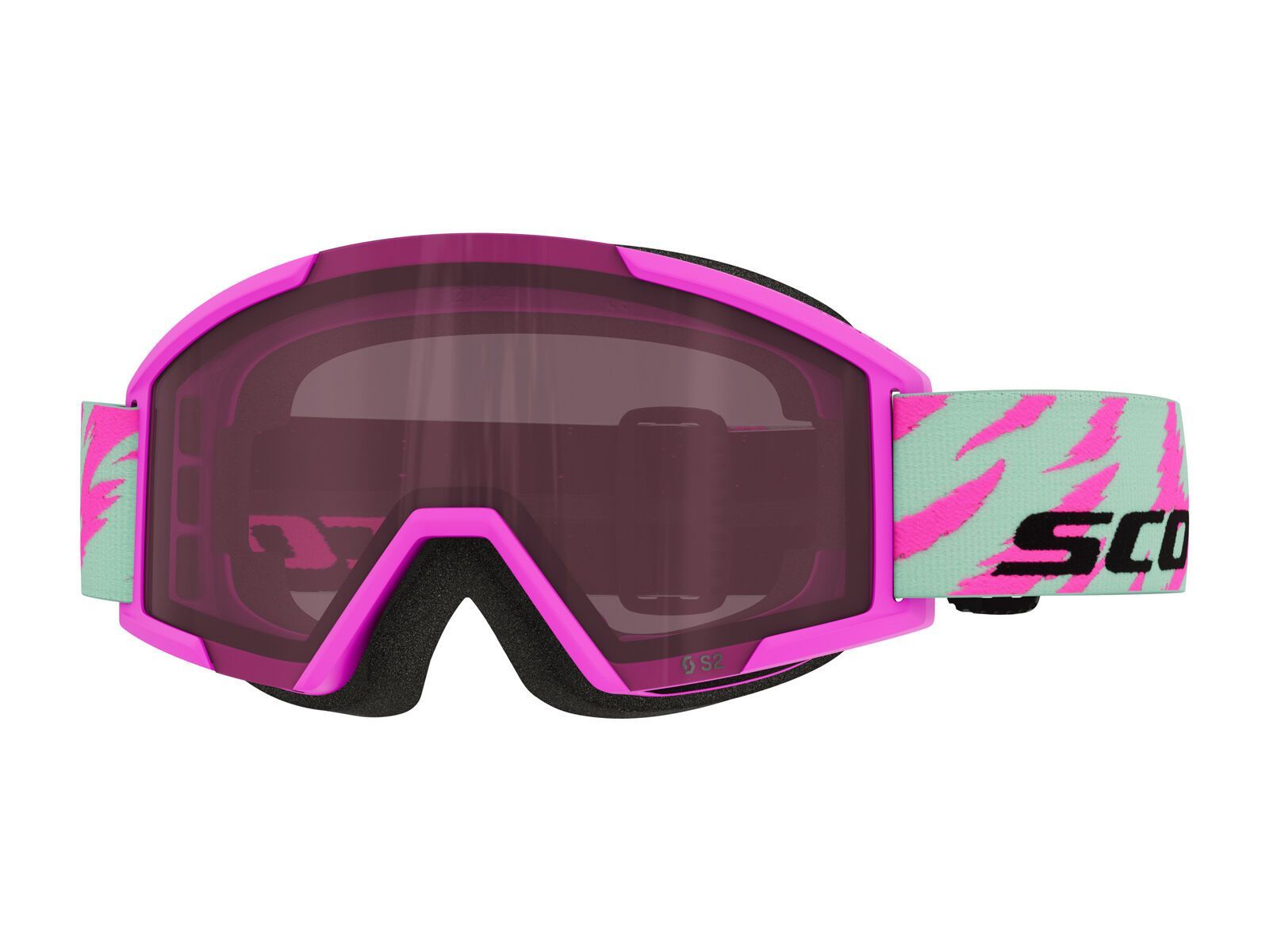 Scott Shield Junior, Rose / neon pink/mint green - Bild 1