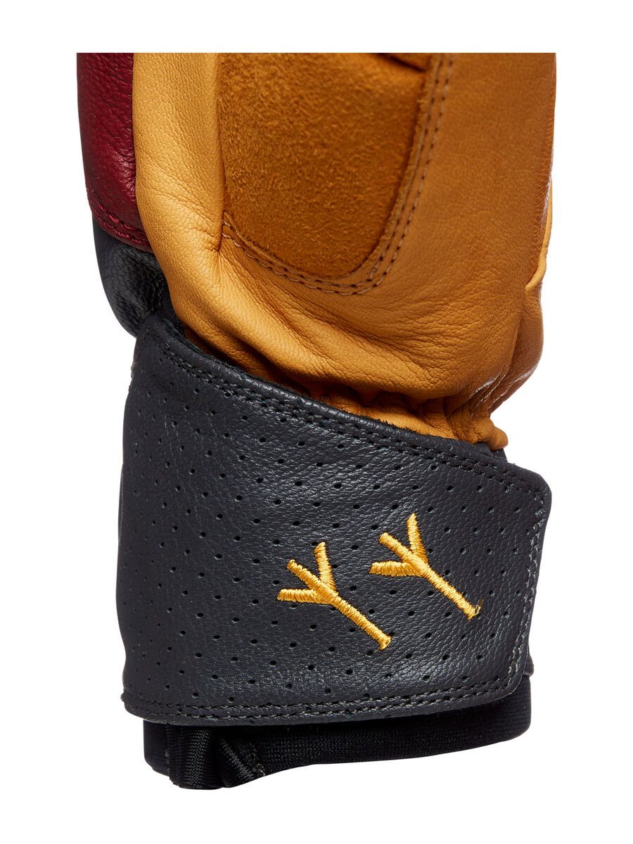 Black Diamond Spark Johnny Mitts, amber-dark crimson - Bild 2