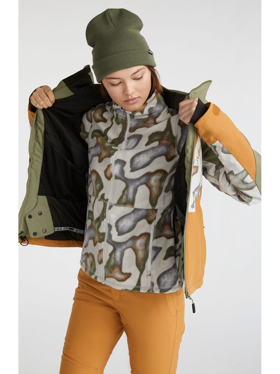 O’Neill Carbonite Jacket, deep lichen green colour block - Bild 5