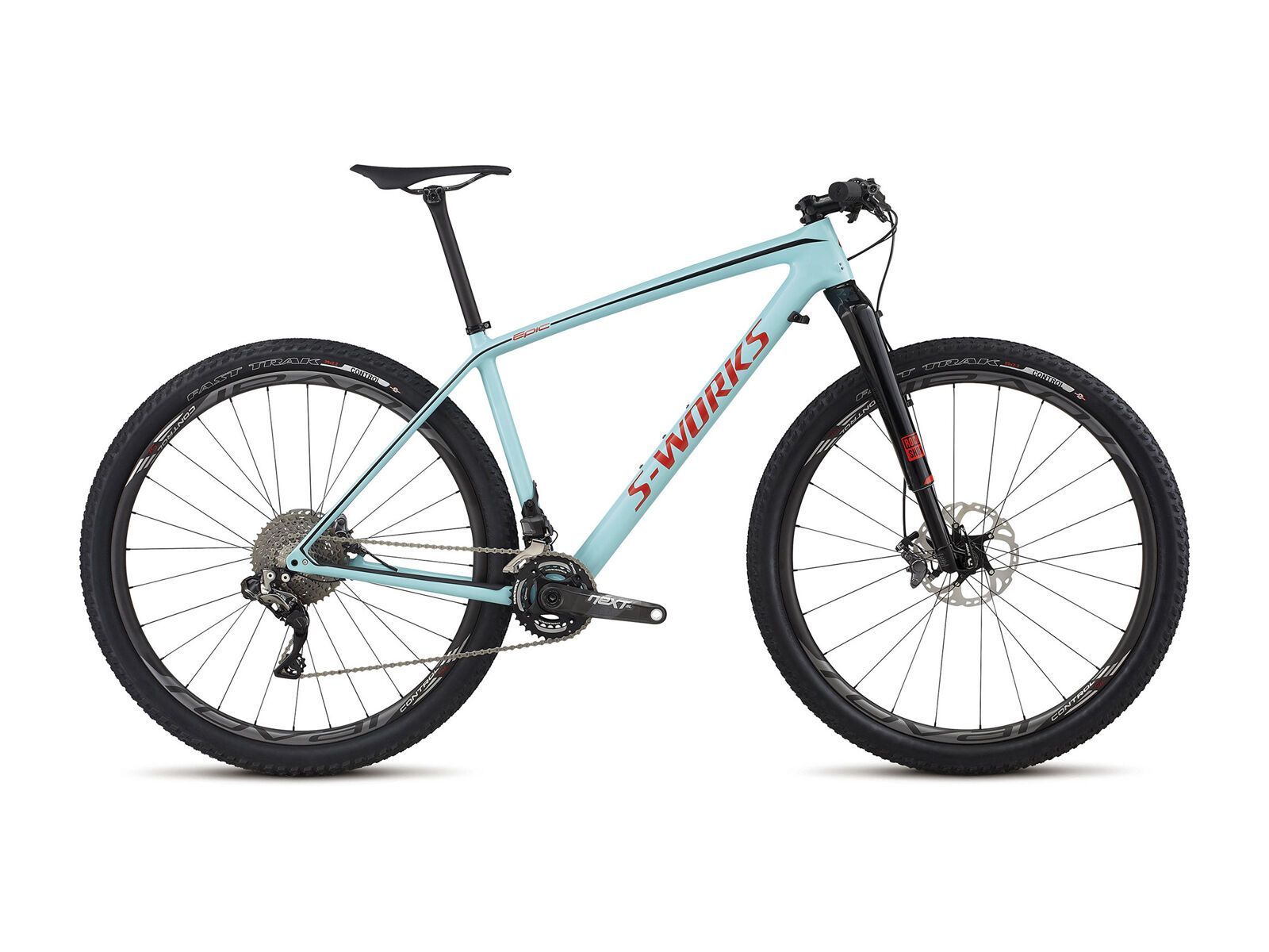 Specialized S-Works Epic HT Carbon Di2 29, gloss teal/rocket red/black - Bild 1
