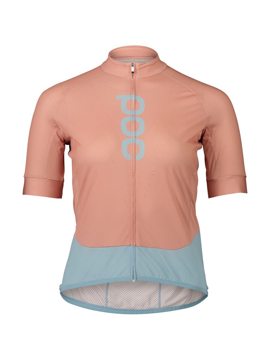 POC W's Essential Road Logo Jersey, rock salt/mineral blue - Bild 1
