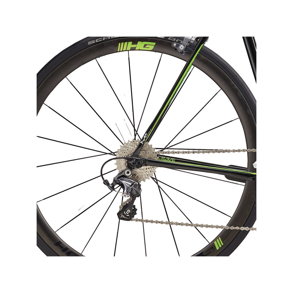 Cannondale SuperSix Evo Hi-Mod Ultegra, berzerker green w/ jet black and chrome - gloss - REP - Bild 4