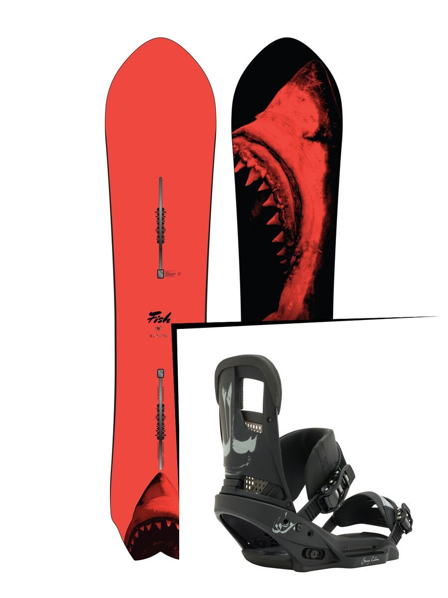 Burton Set: Fish Small 2016 + Burton Stay Calm EST - Bild 1