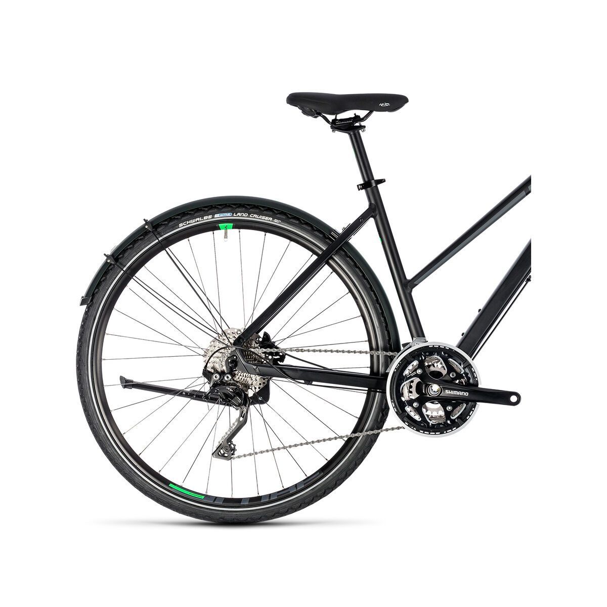 Cube Cross Allroad Trapeze, black´n´green - Bild 5