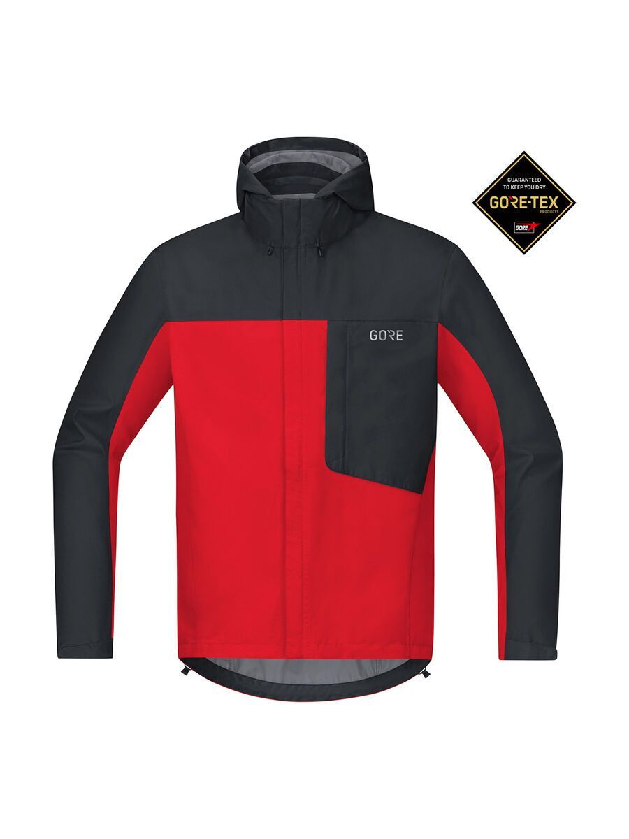 GOREWEAR C3 Gore-Tex Paclite Kapuzenjacke, red/black - Bild 2