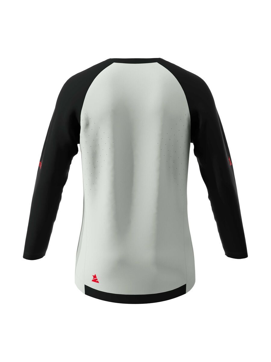 Zimtstern PureFlowz Shirt 3/4, glacier grey/pirate black/cyber red - Bild 4