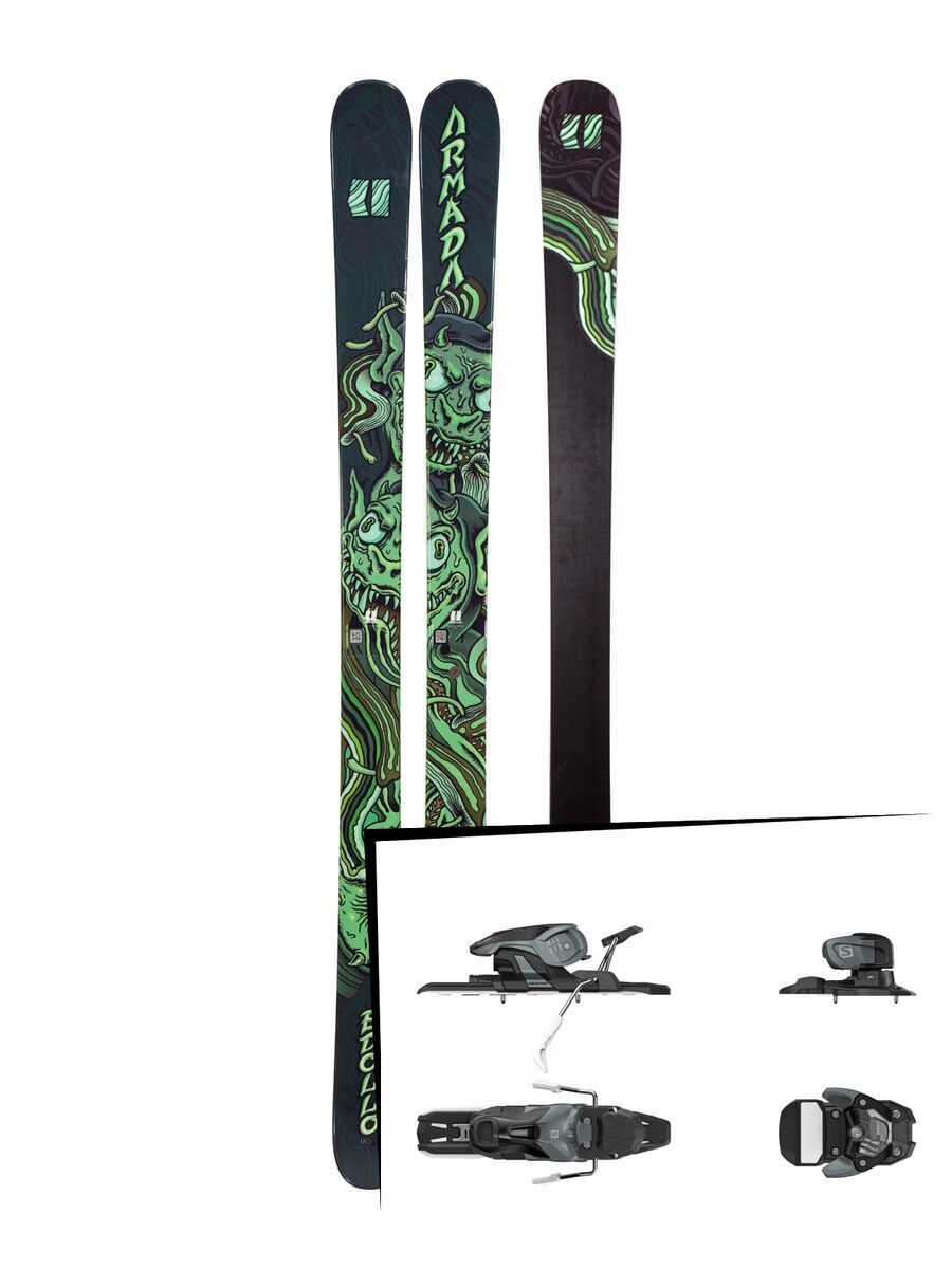 Set: Armada Edollo 2019 + Salomon Warden 11 dark grey/black - Bild 1