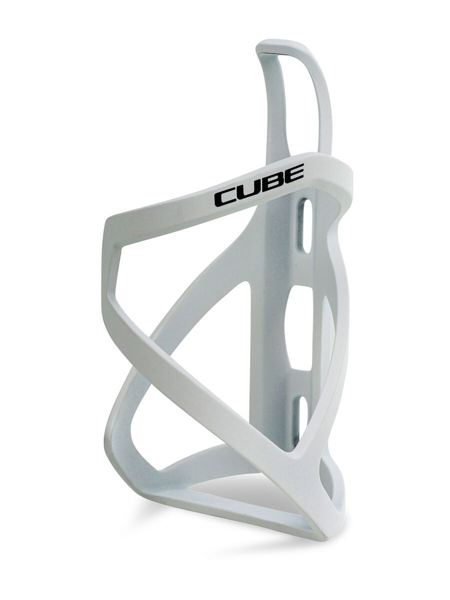 Cube Flaschenhalter HPP Left-Hand Sidecage, matt white´n´glossy black - Bild 1