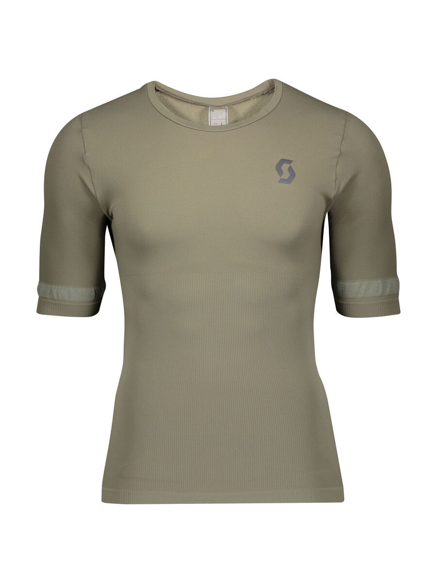 Scott Endurance Knit S/Sl Men's Shirt, green moss/dark grey - Bild 1