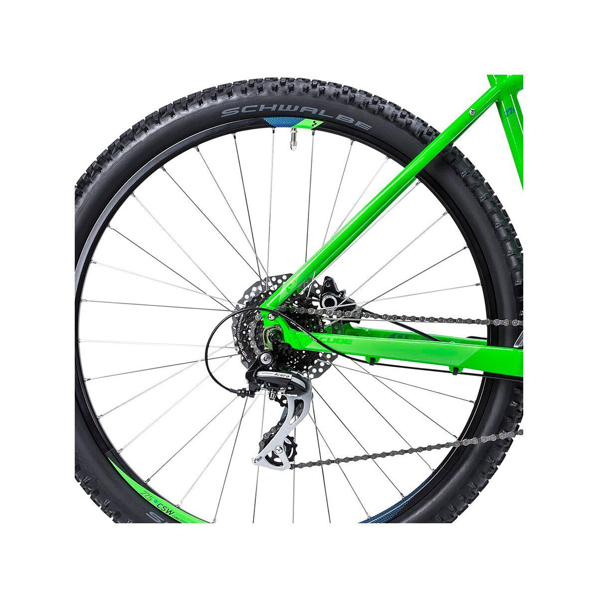 Cube Aim SL 27.5, green/blue - Bild 4