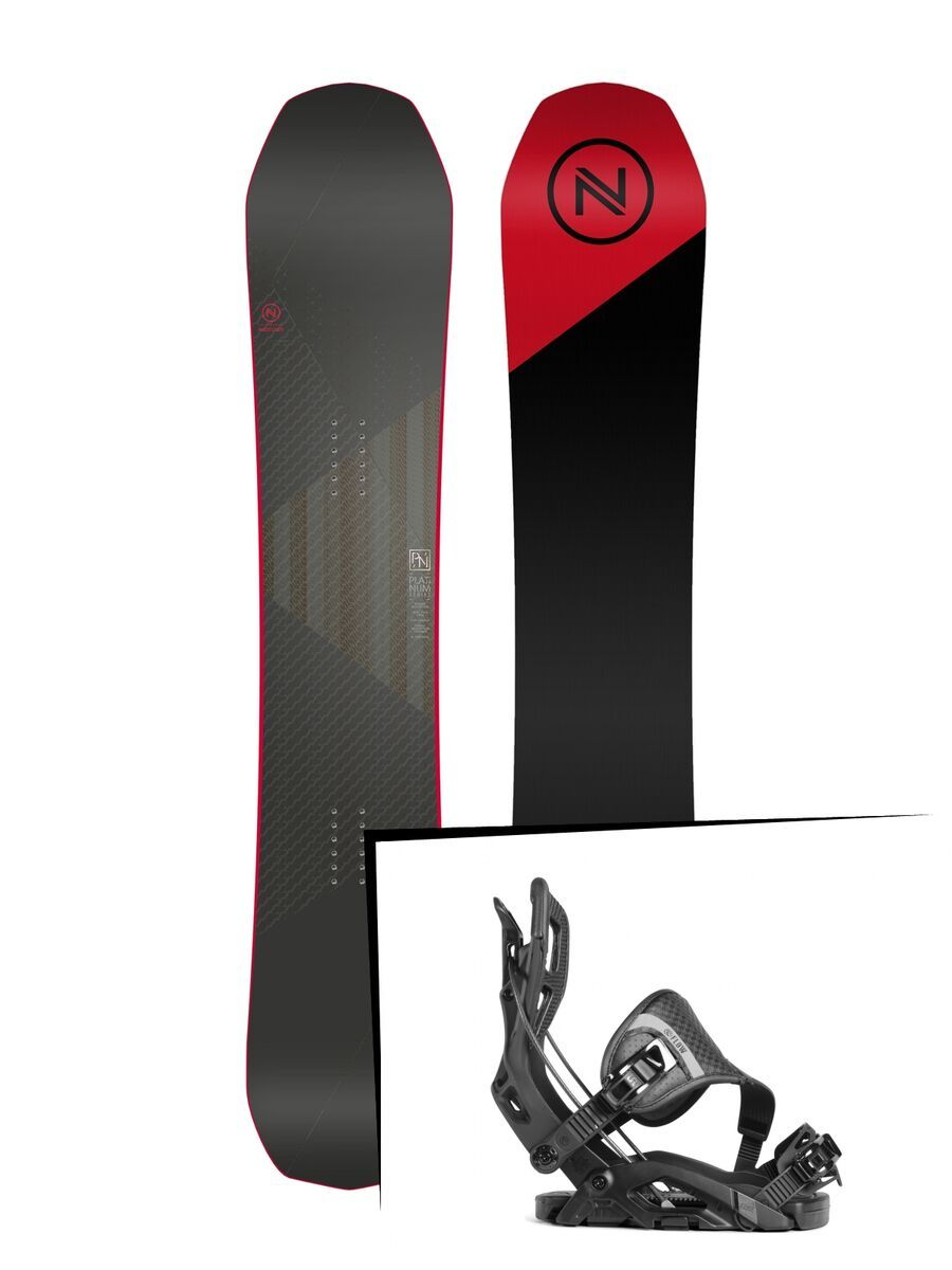 Set: Nidecker Platinum 2019 + Flow Fuse (2226545S) - Bild 1