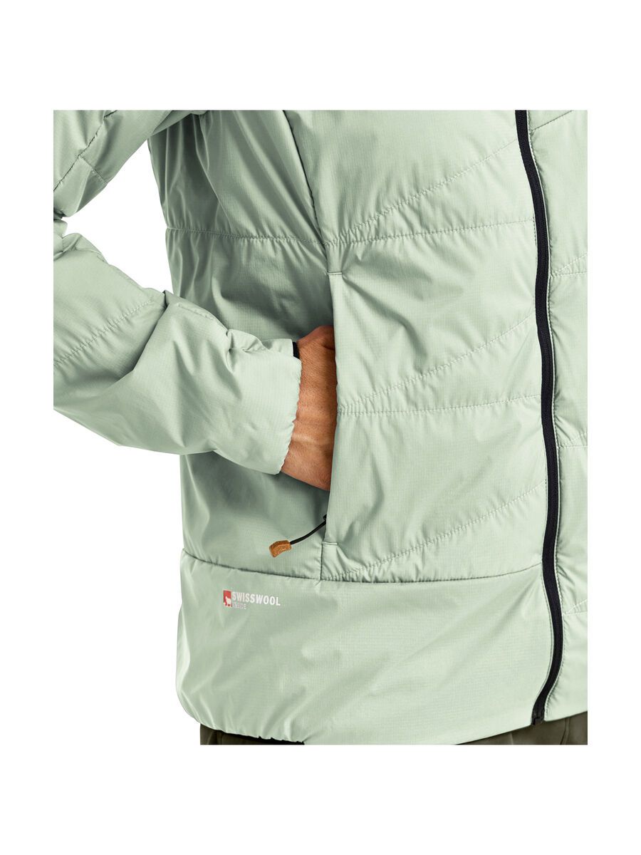 Ortovox Swisswool Piz Duan Jacket W, green acid - Bild 5