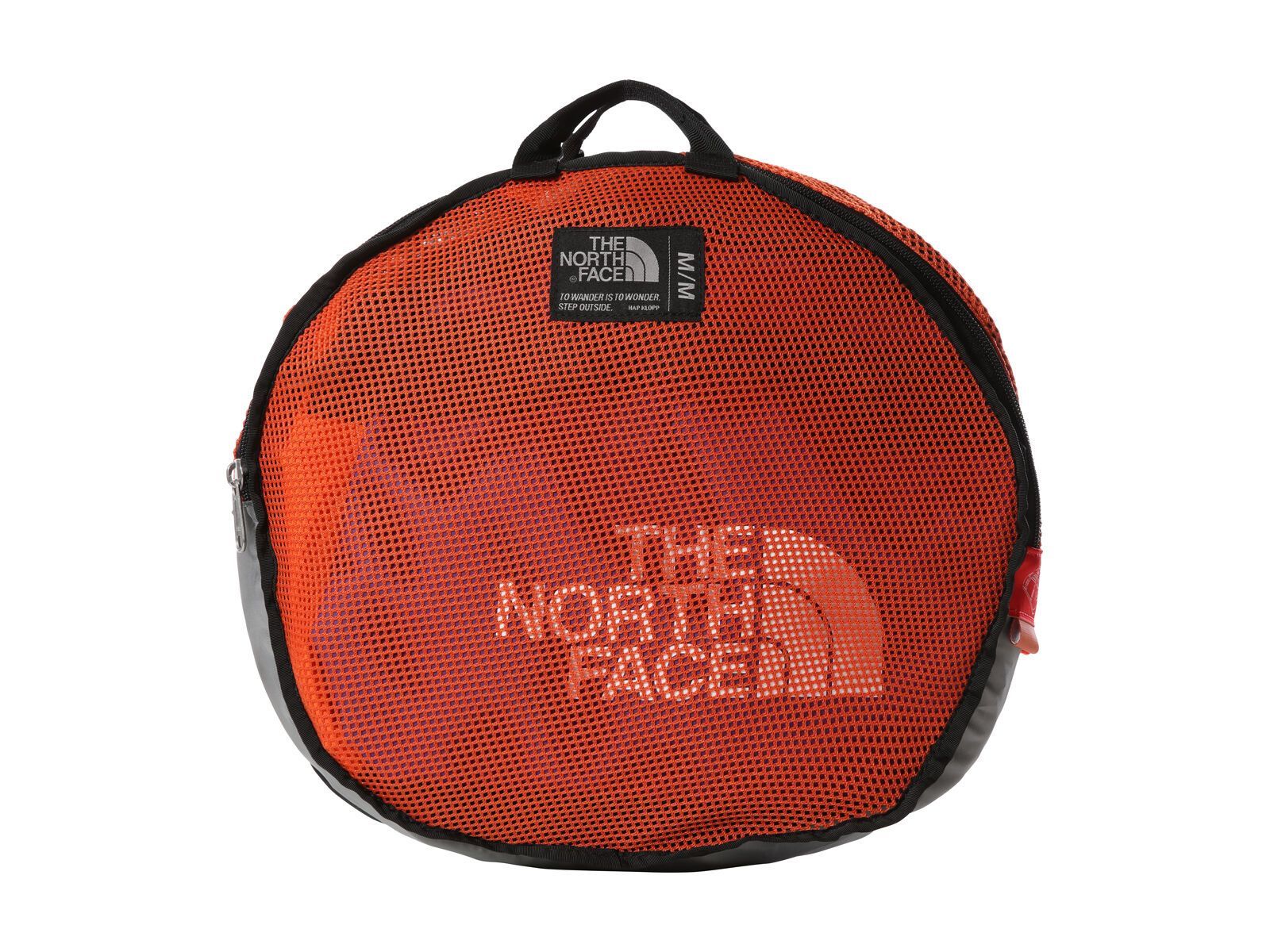 The North Face Base Camp Duffel - M, red orange/transantarctic blue - Bild 4