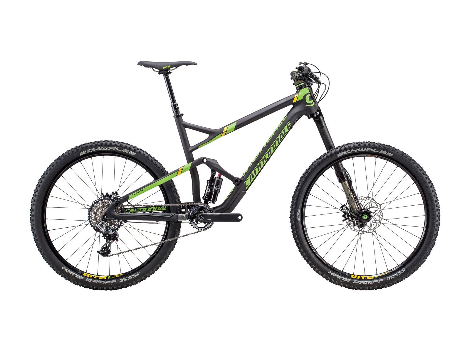 Cannondale Jekyll 27.5 Carbon Team, jet black with berzerker green, cdale yellow, matte - Bild 1