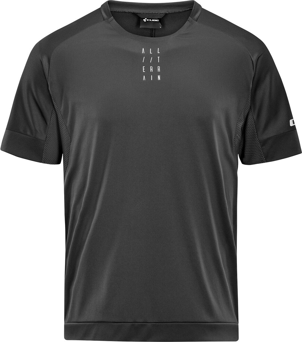 Cube ATX Rundhalstrikot kurzarm, grey´n´silver - Bild 1
