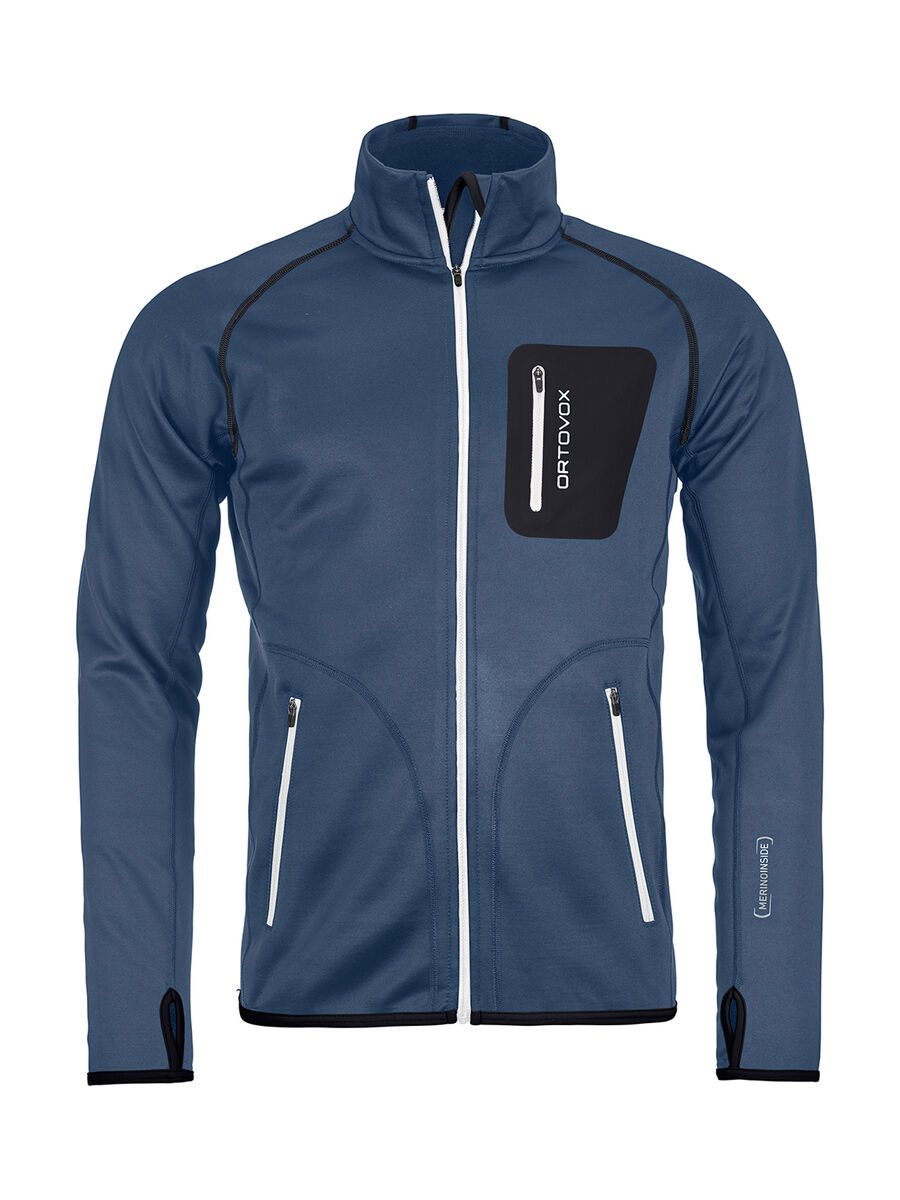 Ortovox Merino Fleece Jacket M, night blue - Bild 1