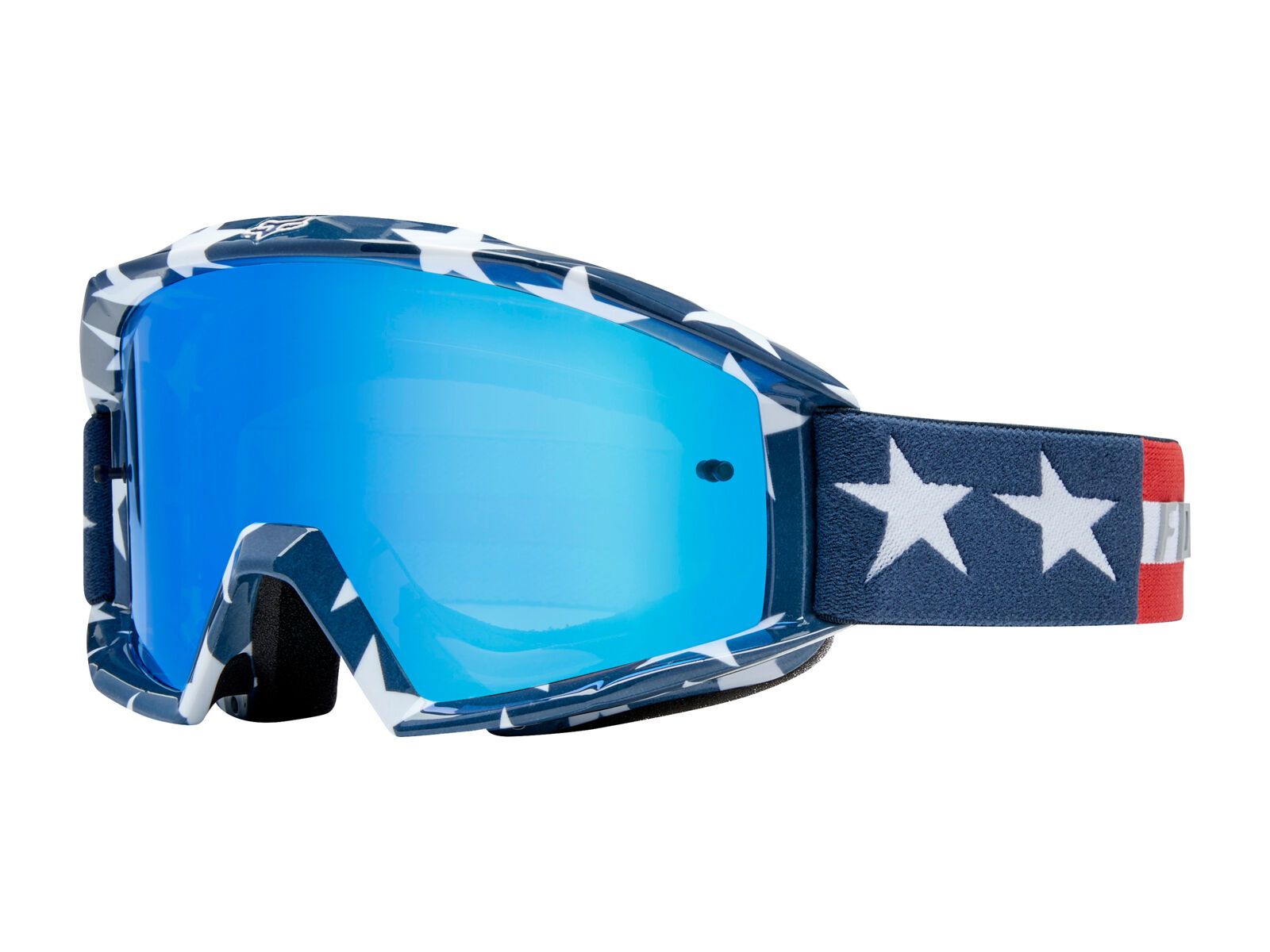 Fox Main Stripe, white/red/blue - Bild 1