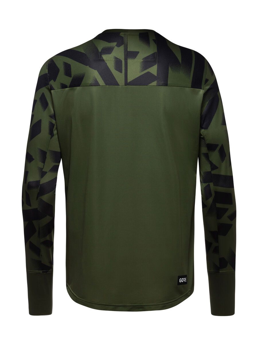 GOREWEAR TrailKPR Daily Langarm Trikot Herren, utility green/black - Bild 3
