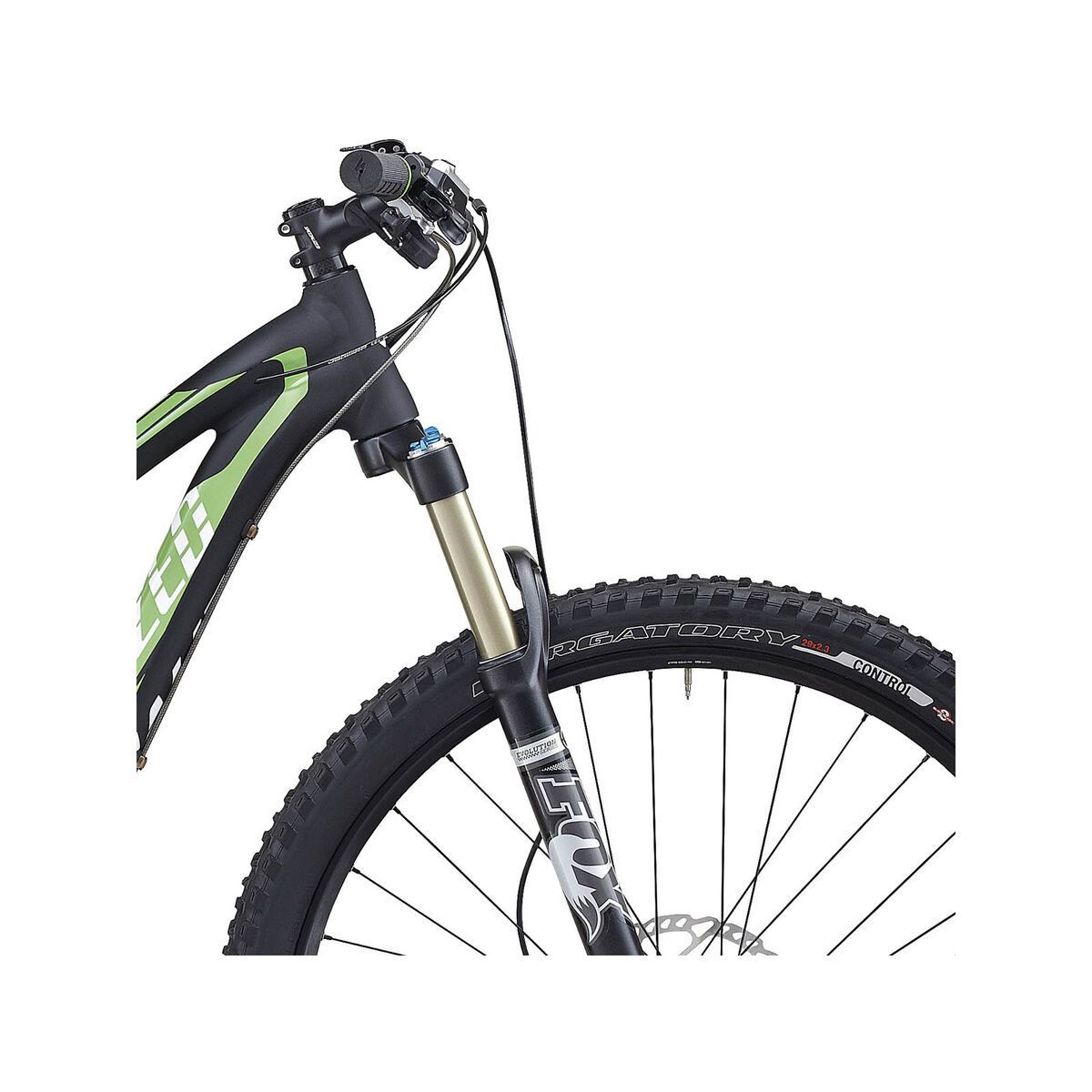 Specialized Stumpjumper FSR Elite 29, Black/Moto Green/White - Bild 5