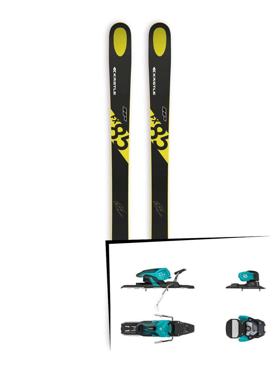 Set: Kästle FX85 HP 2019 + Salomon Warden 11 turquoise/black - Bild 1
