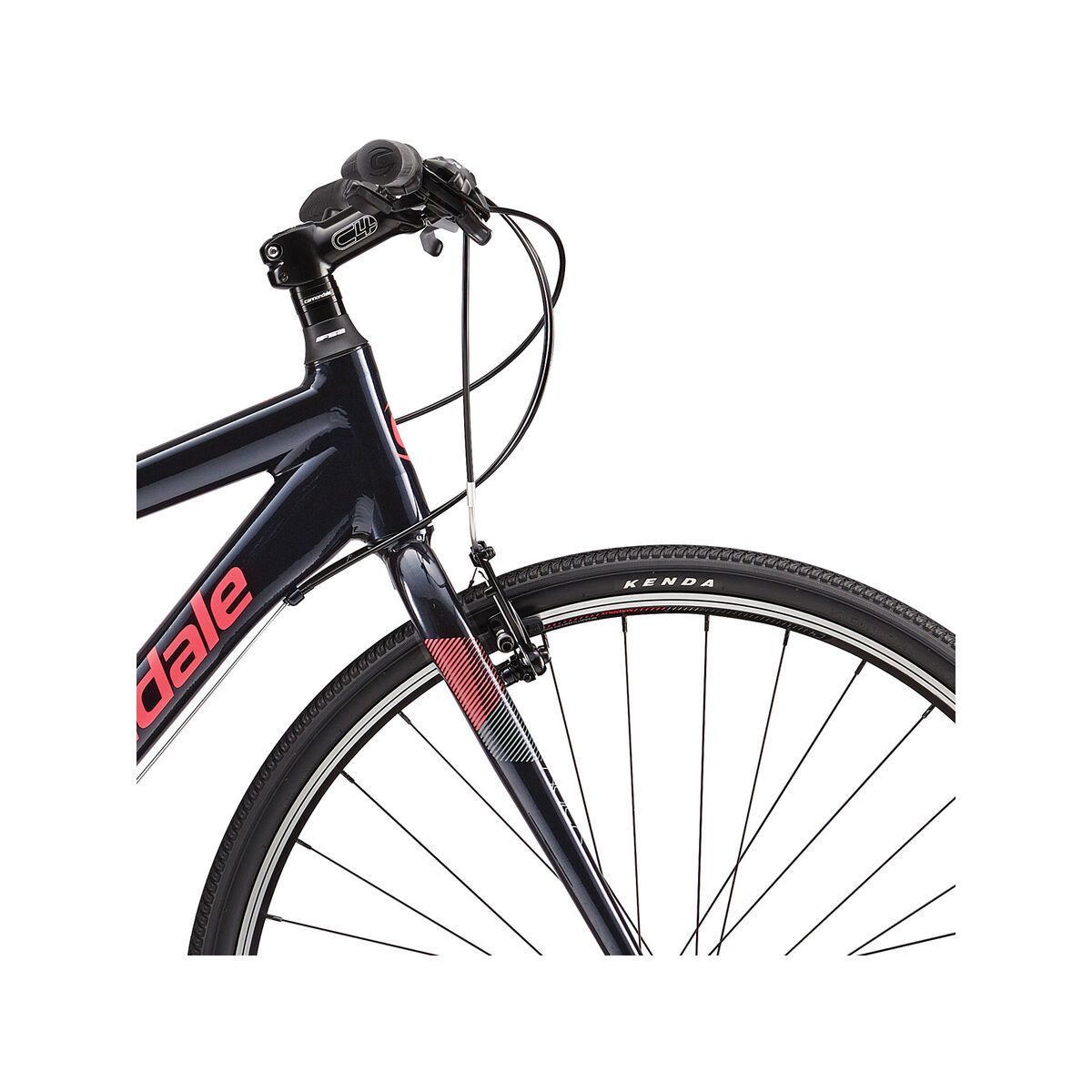Cannondale Quick 7 Women's, midnight blue w/ acid strawberry and stealth grey, reflective detail, gloss - MD - Bild 5