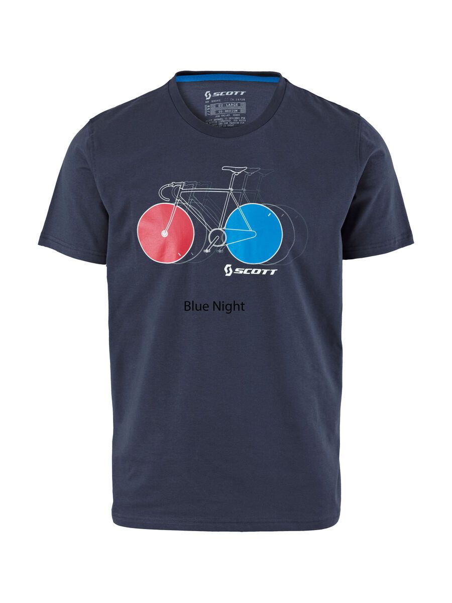 Scott 10 Casual s/sl T-Shirt, blue nights - Bild 1