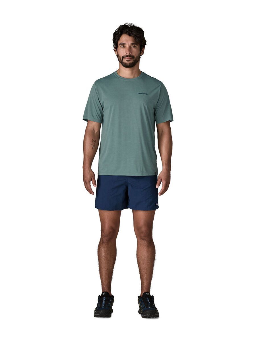 Patagonia Men's Cap Cool Daily Shirt - Boardshort Logo, blue sage/light blue sage x-dye - Bild 6