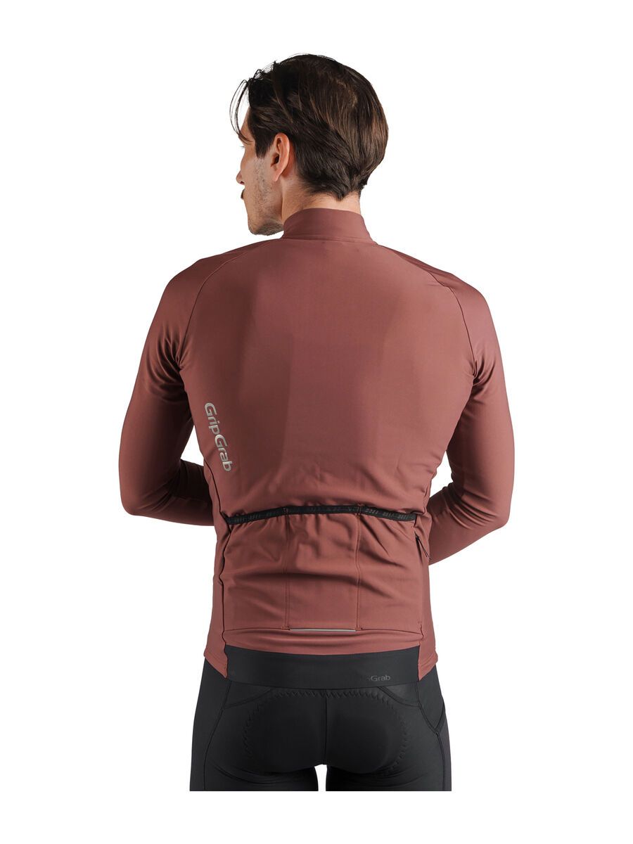 GripGrab PACR Thermal Long Sleeve Jersey, dark red - Bild 6