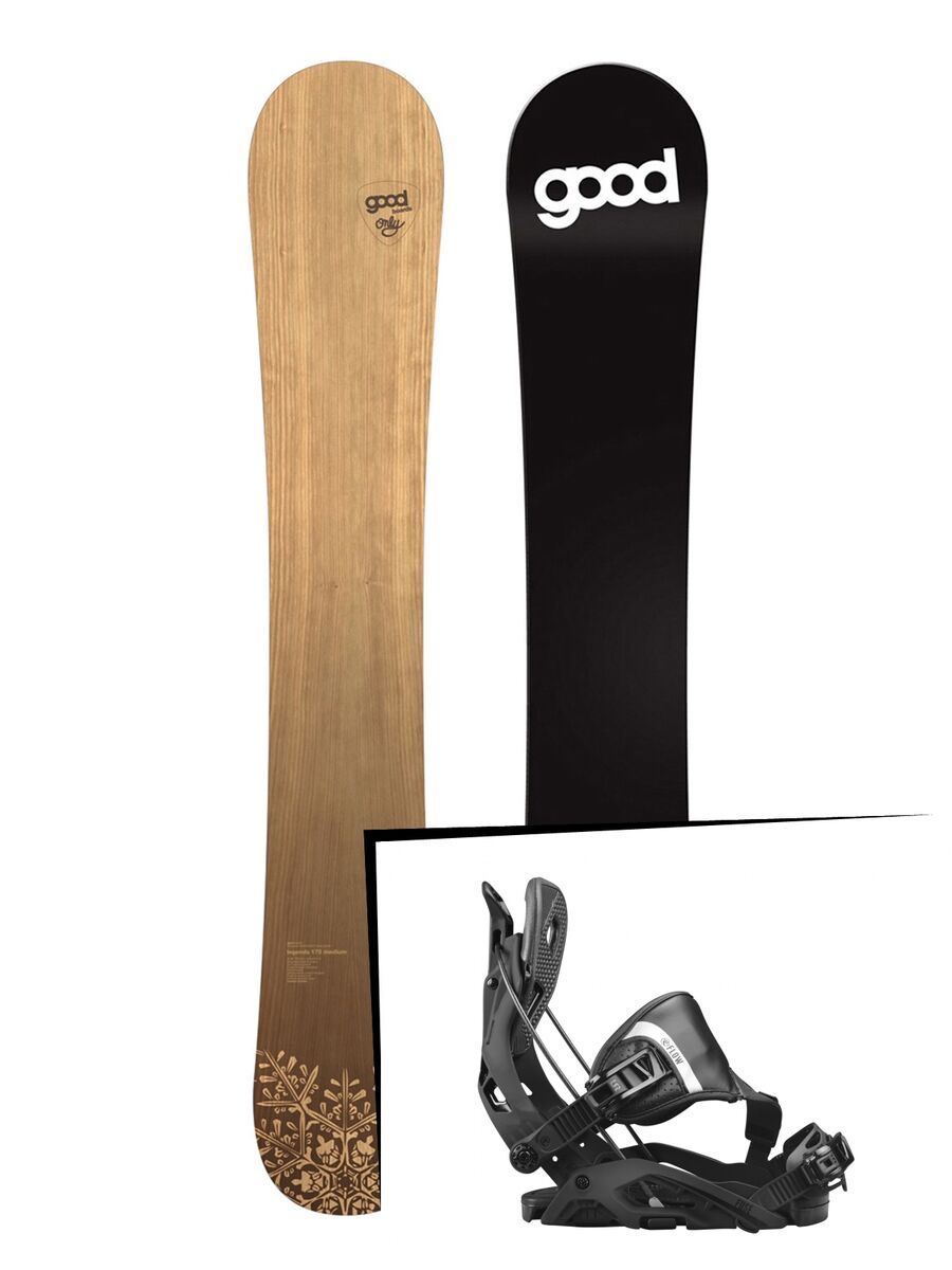Set: goodboards Legends Long 2017 + Flow Fuse Hybrid (1718360S) - Bild 1