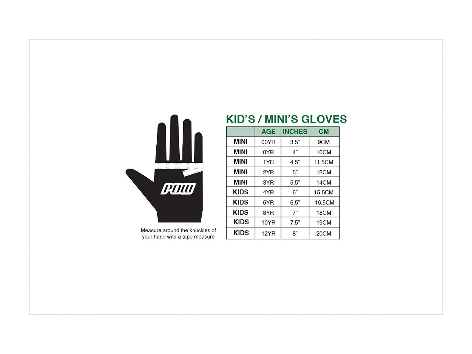 POW Gloves Warner Jr. Gore-Tex Glove, black - Bild 3