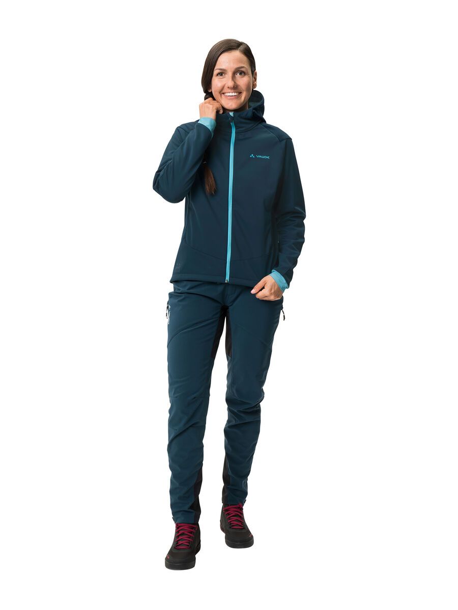 Vaude Women's Qimsa Softshell Jacket, dark sea - Bild 5