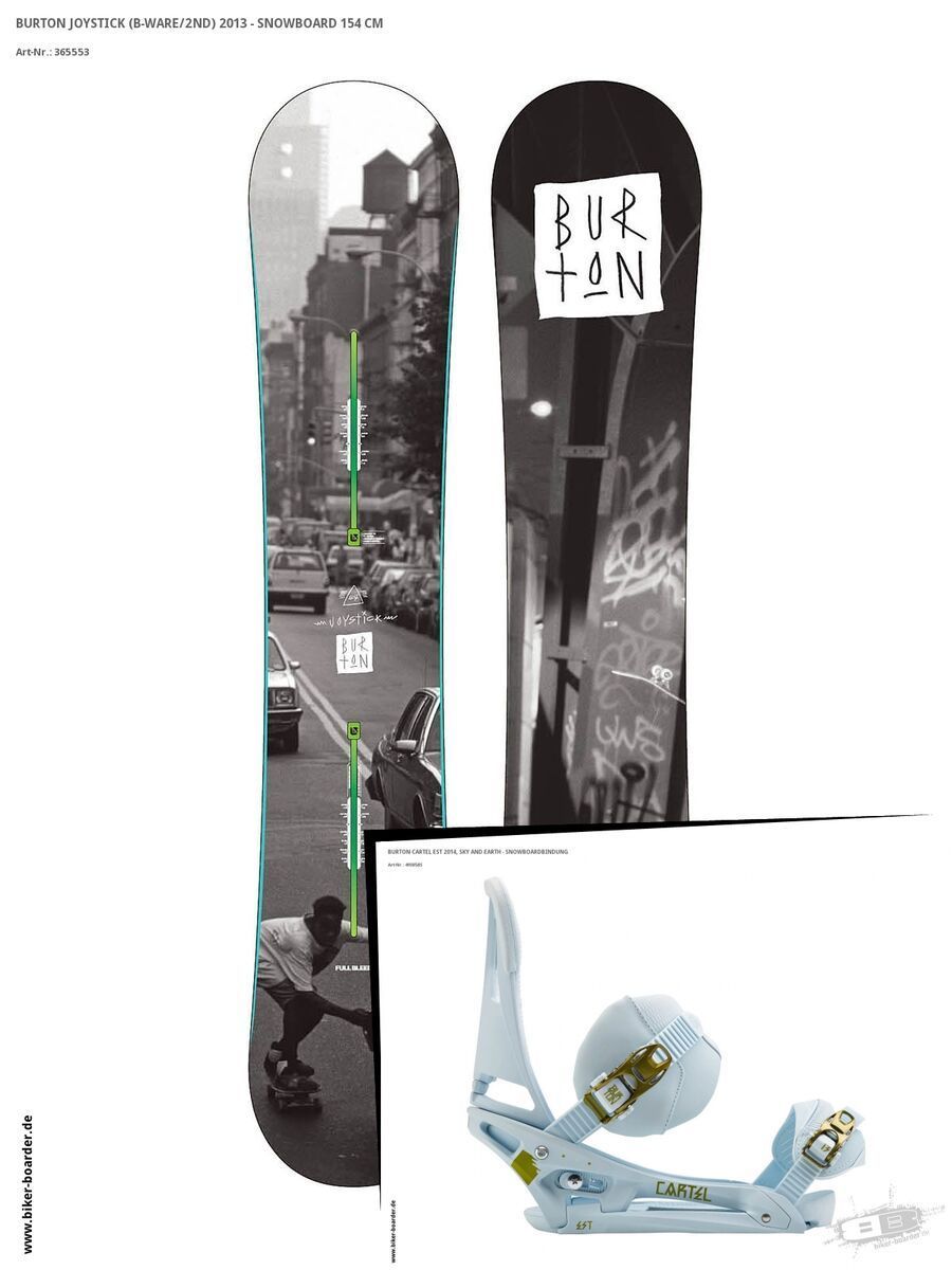 Set: Burton Joystick  +  Cartel EST (493858S) - Bild 1